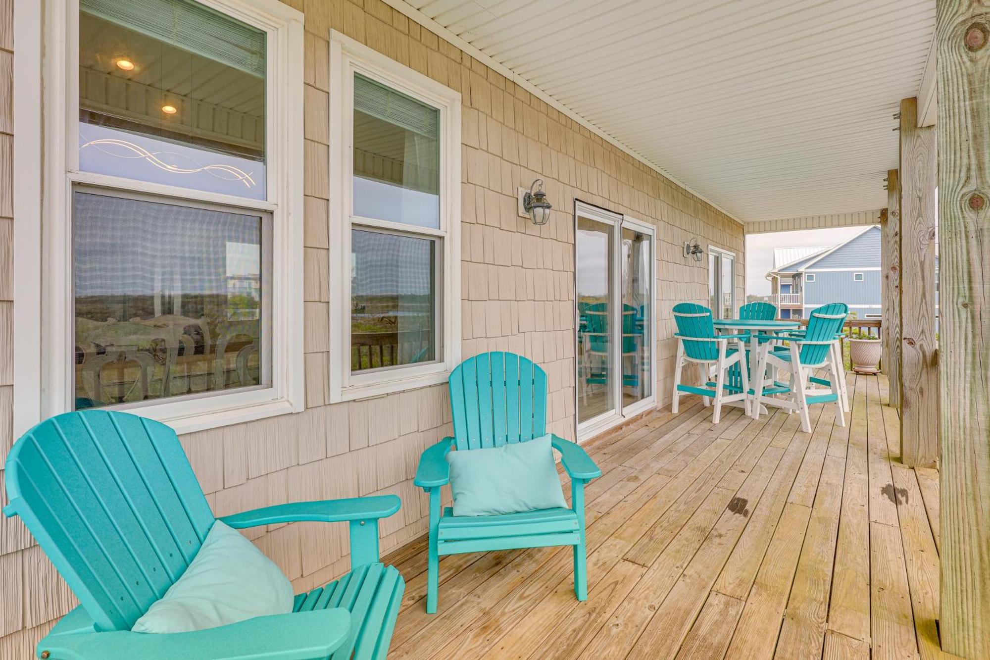 Ocean-View Surf City Home, Walk To Beach! Exterior foto