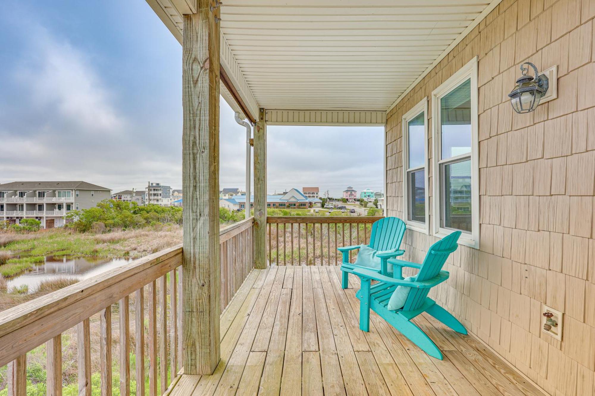 Ocean-View Surf City Home, Walk To Beach! Exterior foto